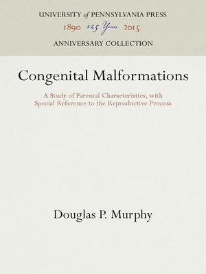 cover image of Congenital Malformations